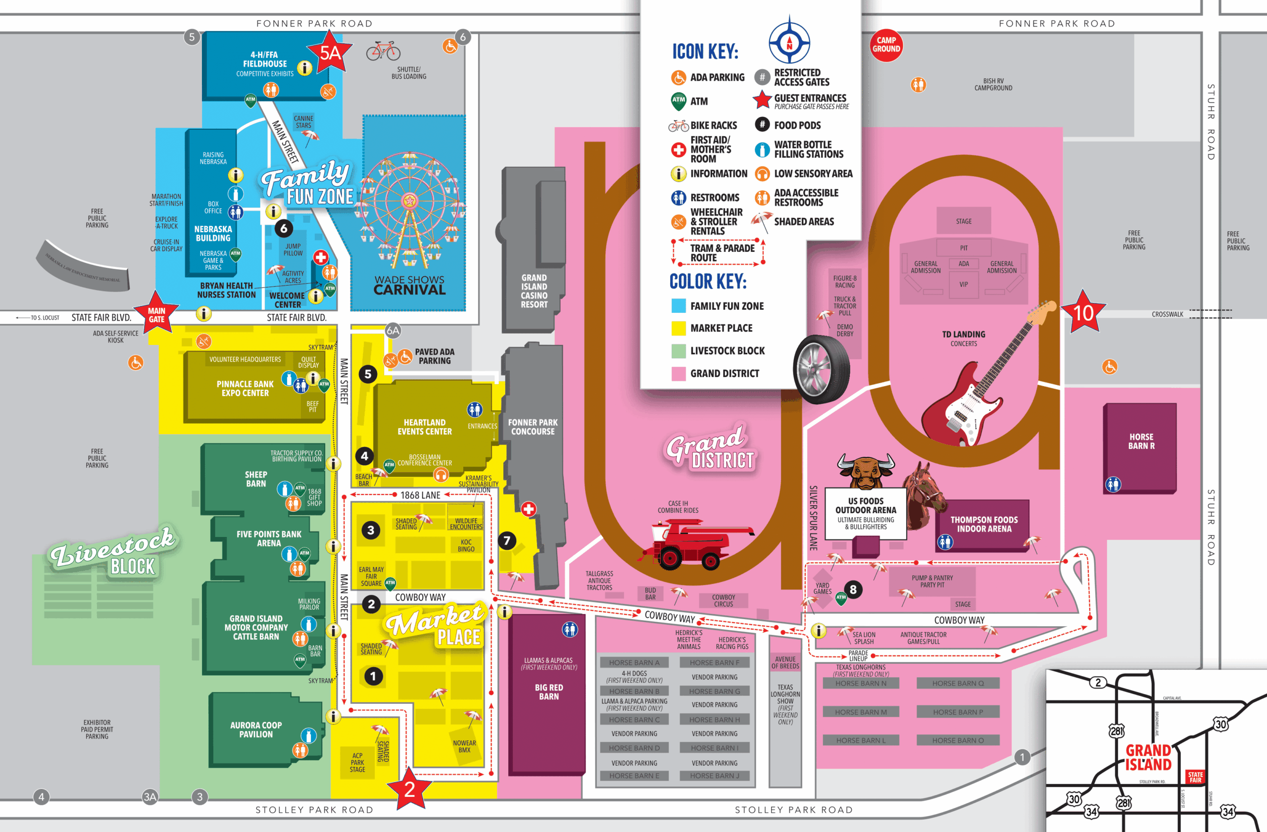 2025 NSF Grounds Map